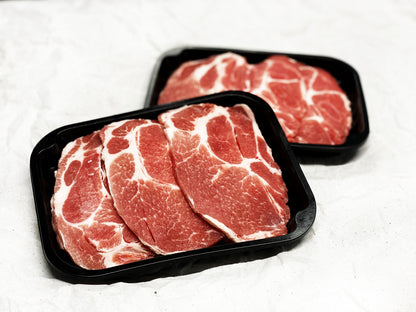 🐖 Pork Neck Fillet – 7mm Sliced (BBQ Cut, Wholesale)