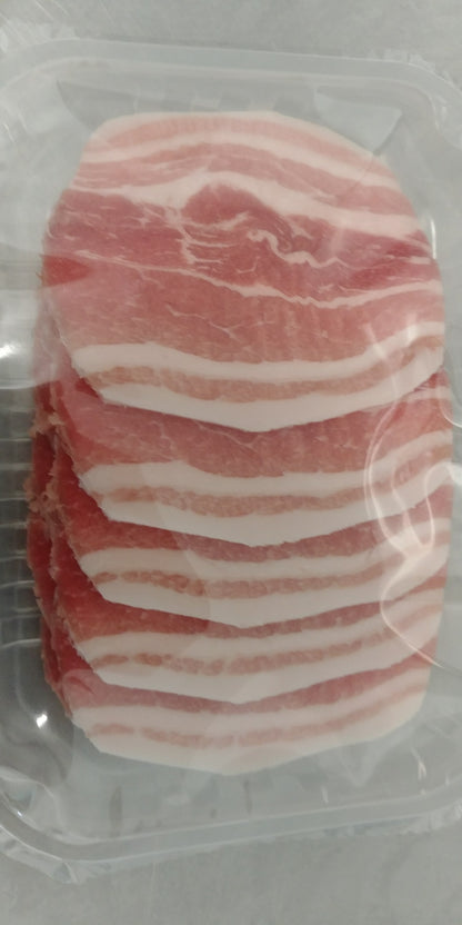 🐖 Pork Belly – 10mm Sliced (Samgyeopsal BBQ Cut, Wholesale)
